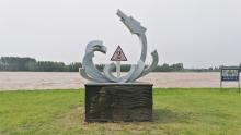不銹鋼雕塑“黃河龍”_濱州宏景雕塑有限公司